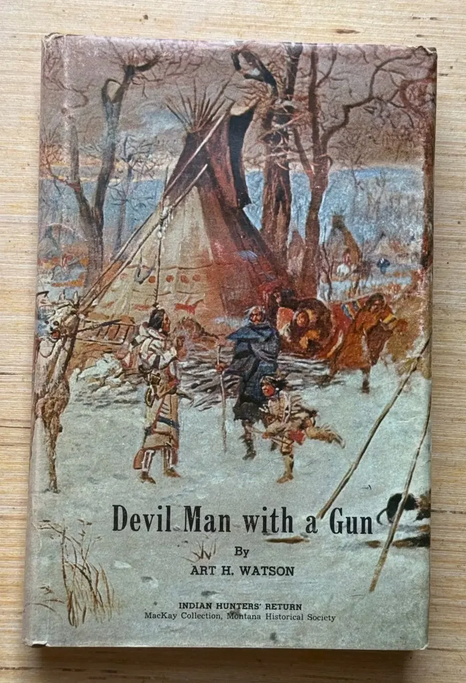 Devil Man with a Gun by Art Watson 1967 SIGNED by Author HC DJ